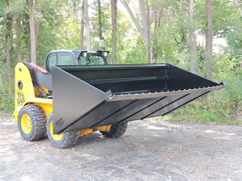 oversized skid steer bucket